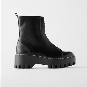 Zara Front Zip Bootie